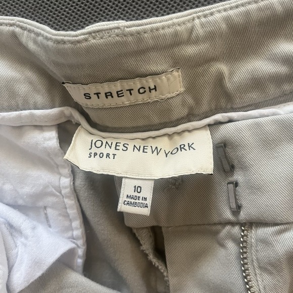 Jones New York WHITE Womens Shorts Size 10 RN 54050 Summer Sport Stretch Cambodi - Picture 4 of 6